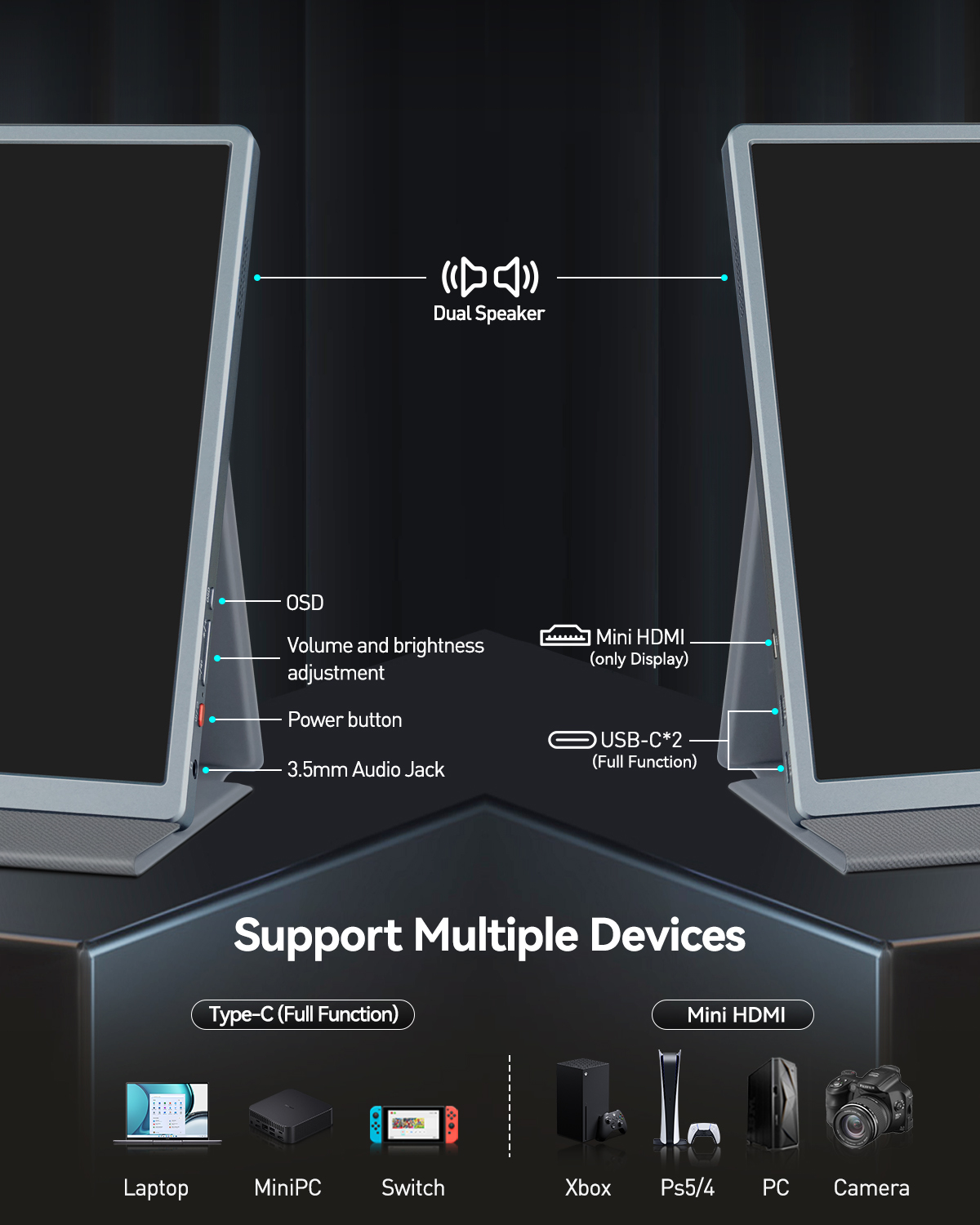 13.4" 4K+ Monitor with IGZO Panel [U13NA]