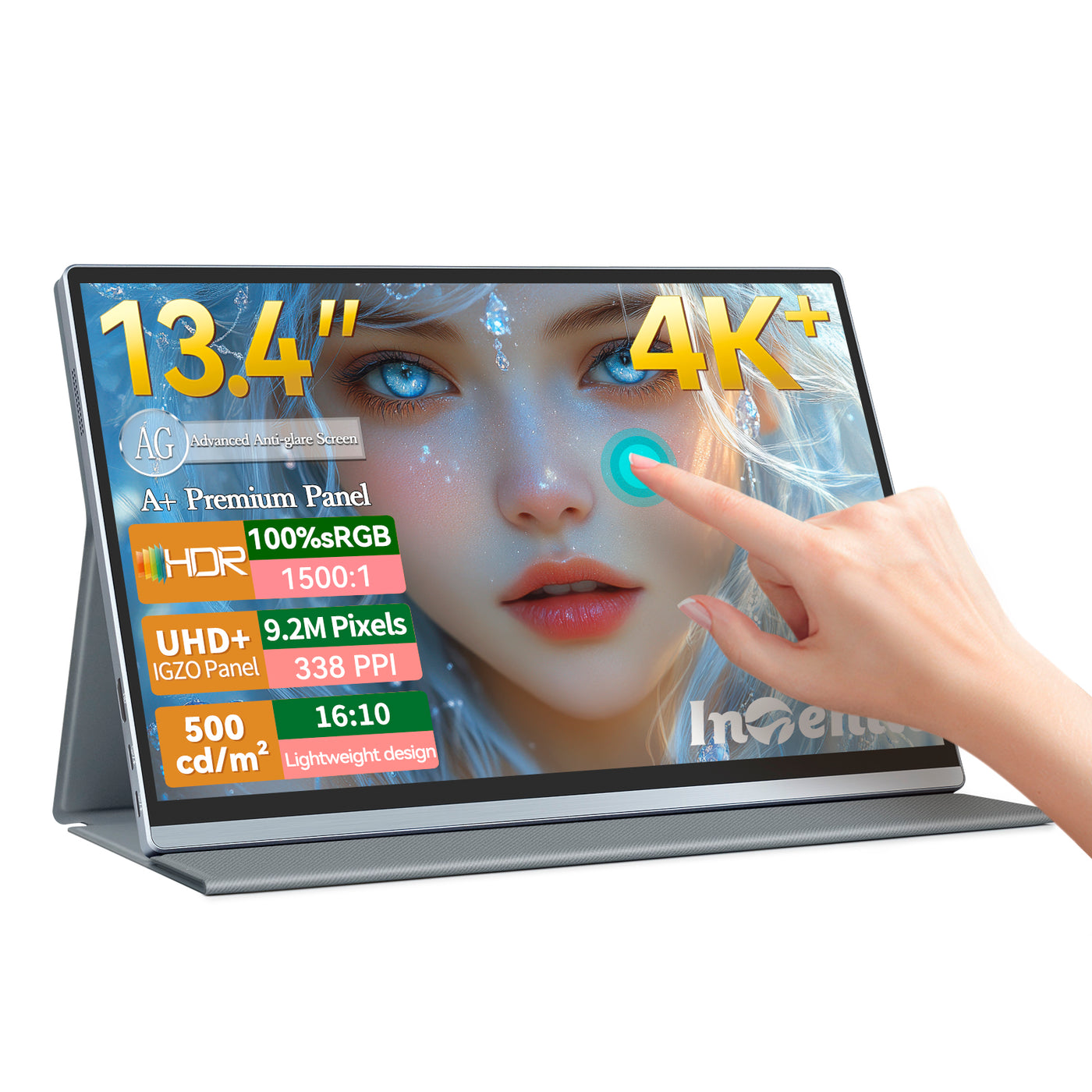 13.4" 4K+ Touchscreen Monitor with Anti-glare Glass [U13ZT]