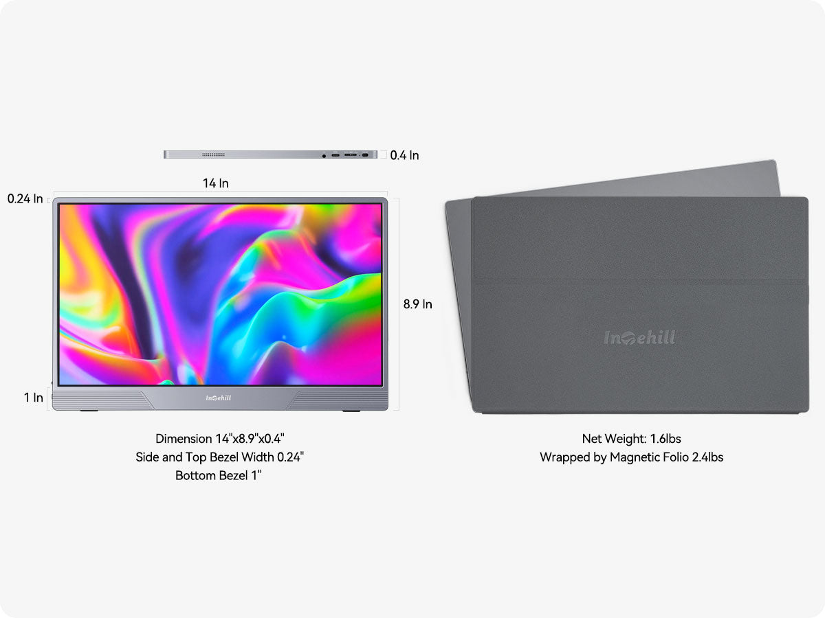 lightest portable monitor for laptop