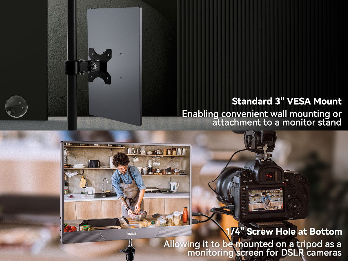 vesa mount portable monitor